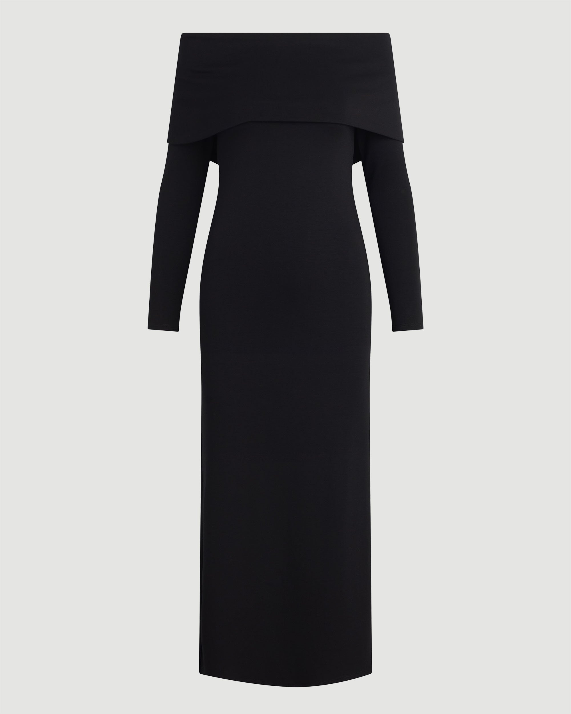 Morgan Split Foldover Jersey Dress (Petite) - Image 2