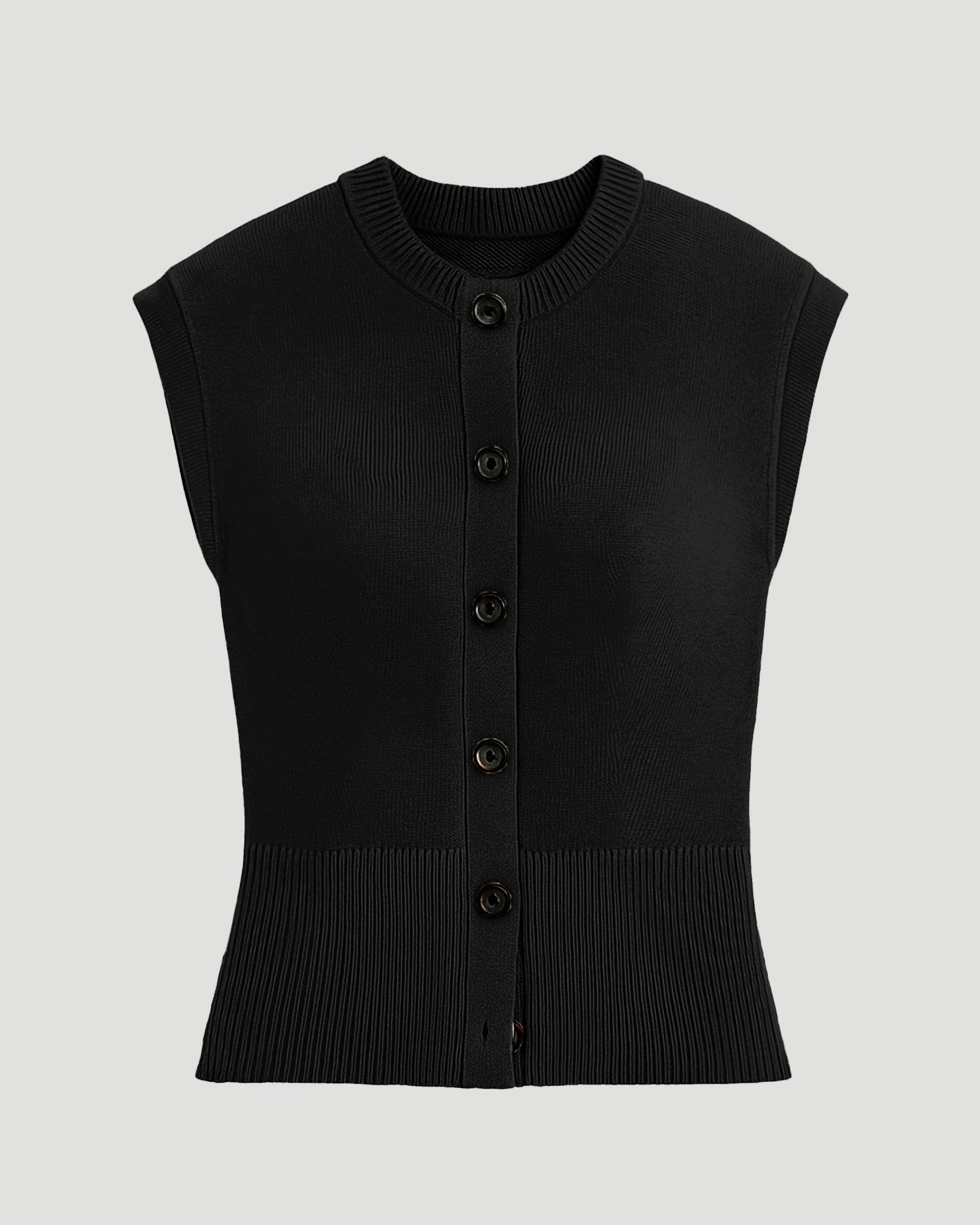 Solea Button Knit Vest - Image 6